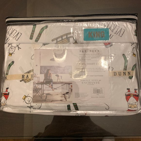Rae Dunn Bedding Rae Dunn Christmas Merry Everything Santa Reindeer